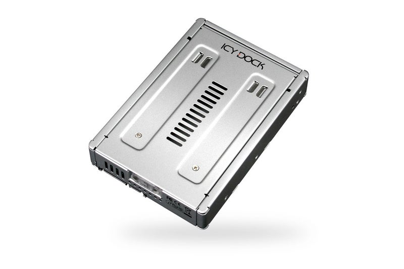 ICY DOCK Enterprise Full Metal 2.5" to 3.5" SAS / SATA (22pin) HDD & SSD Converter / Mounting Kit for Internal 3.5" Drive Bay | EZConvert Pro MB982SP-1S - Image 1